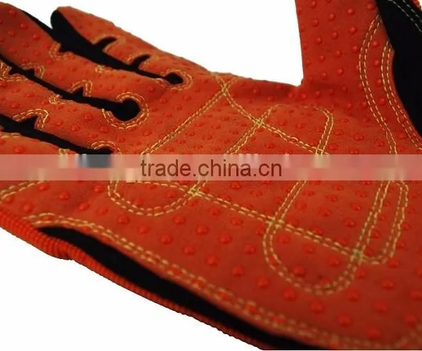 EN388 4232 Oilfield Drilling PVC Dotts Anti Slip Impact Protection Western Safety Work Gloves photo-5