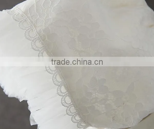 New Child Vietnam 0-2 Years Old Baby Dress Model Newborn Baby Birthday Party Dress Flower White Girl Fluffy Dresses For Wedding photo-6