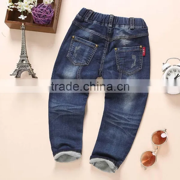 Cheap Price New Design Denim Jean Pants Wholesale Fancy Kid Boys Jeans Pants photo-2