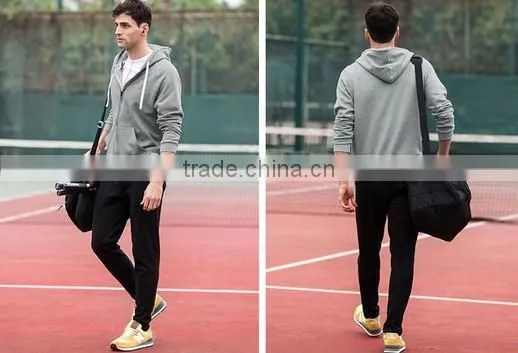 Good Quality Hot Sale Fashion China Wholesale Custom Men Rubgy Zipper Hoodies photo-2