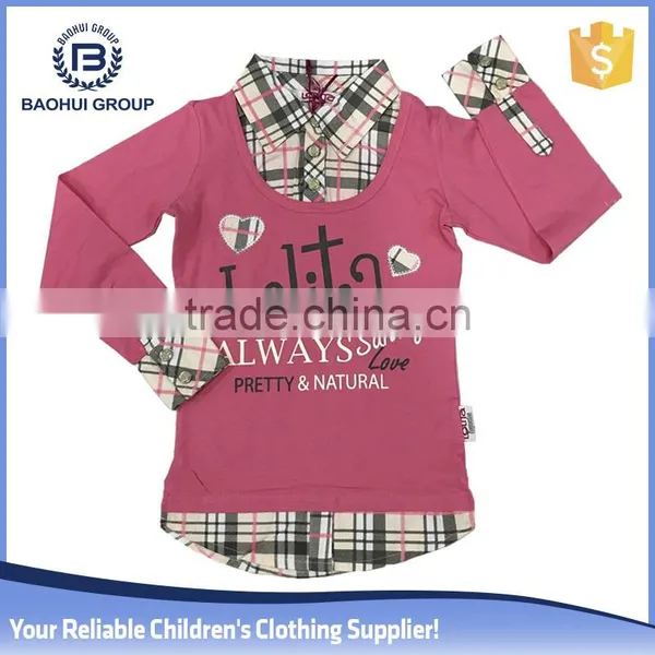 Stocklot Garments Long Sleeve Chidren T Shirt Frozen Pajamas Models Tunics
