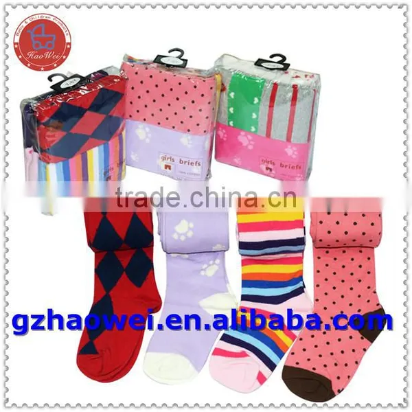 Fashion Design Jacquard Printed Sexy Baby Girls Tights Pantyhose photo-2