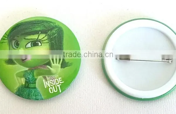 Inside Out Cartoon Characters Decorative Breastpin photo-3