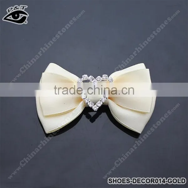 Bowknot Design Ornaments for Ladies Shoes Fabric Bow Accessories for Women Shoes photo-6