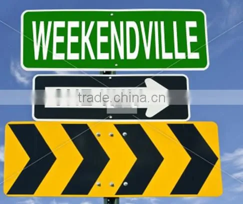 Custom Factory Sale PVC Lighted Safety Road Signs Reflective Sticker for Warning photo-6
