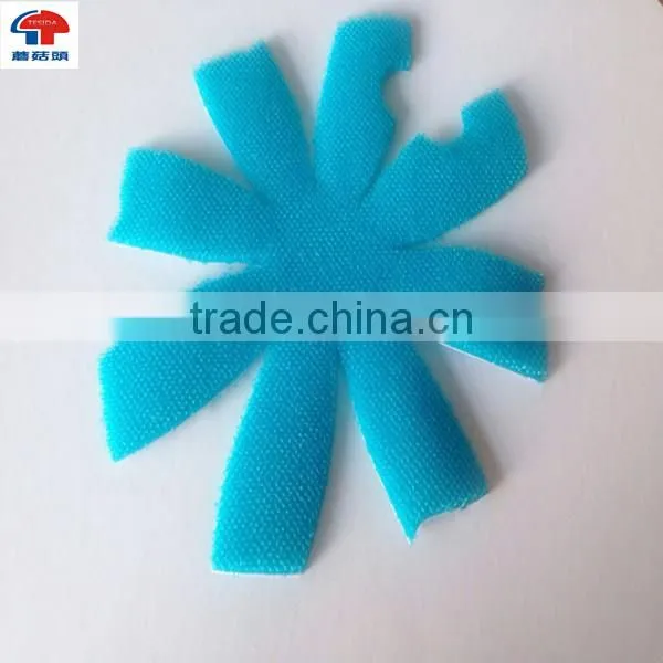 Blue and White Adhesive Backed Hook and Loop Tape / Unnapped Hook and Loop photo-2