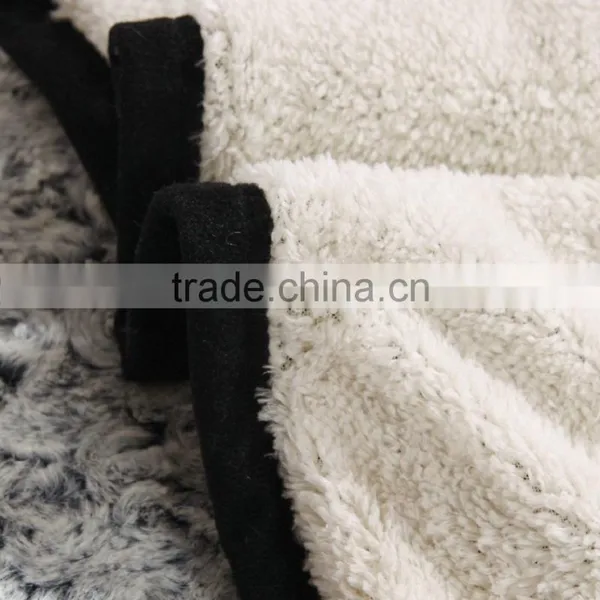 2016 Newfashioned Grey Plush Flannel Blanket photo-3