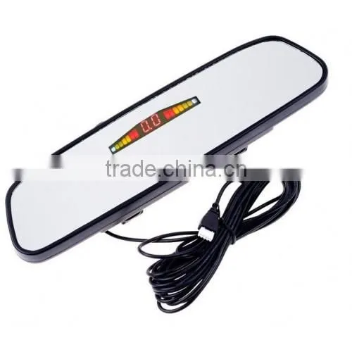 Rearview Mirror Type Car Reverse Backup Radar System With 4 Sensor photo-5