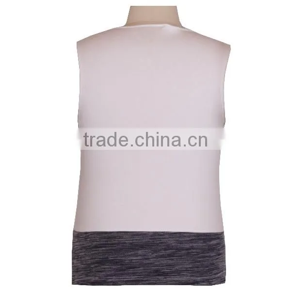 2017 New Product Custom Logo Sleeveless Mens Gym Yoga Tank Top photo-5