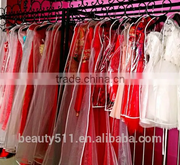 High Quality Non Woven Wholesale Wedding Dress Garment Bag WB11 photo-4