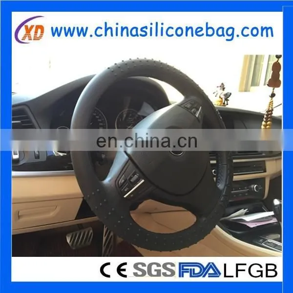 Silicon Steering Wheel Covers/steering Wheel Cover Factory/leather Steering Wheel Cover photo-3