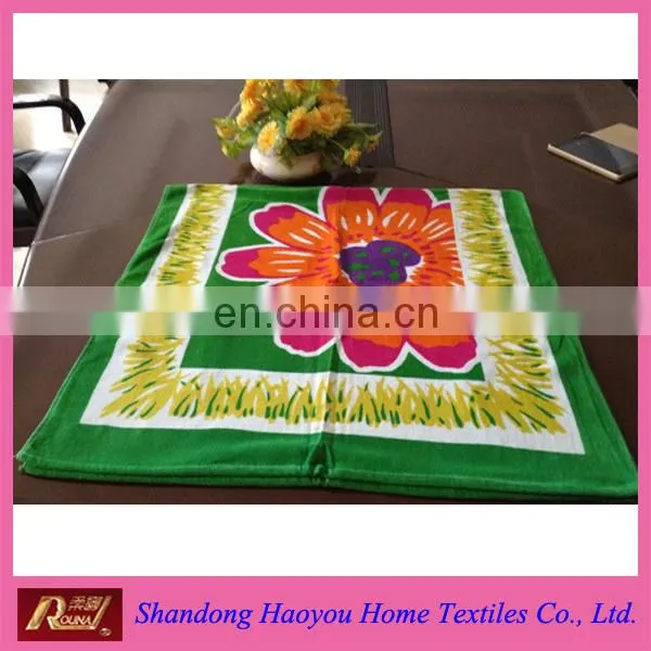 High Grade 100% Cotton Printed Flower Hand Towel for Children photo-6