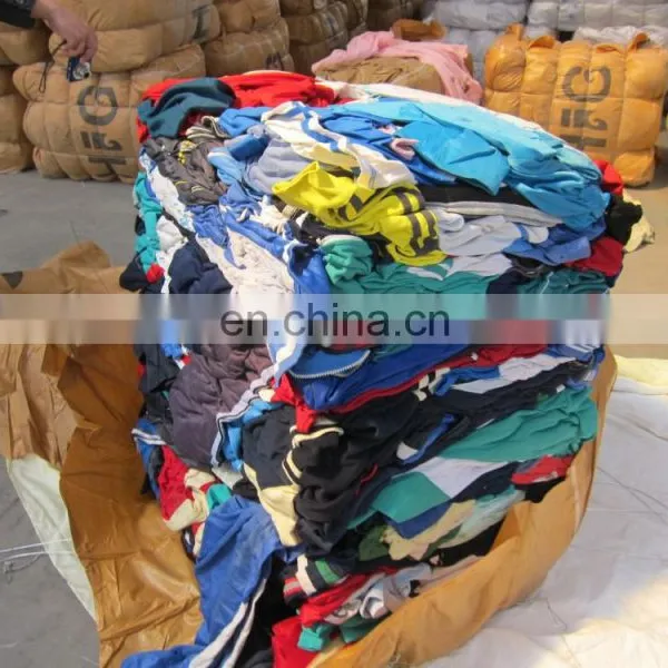 Second Hand Colored Clothing Sale Rags With High Cotton and Low Price photo-4