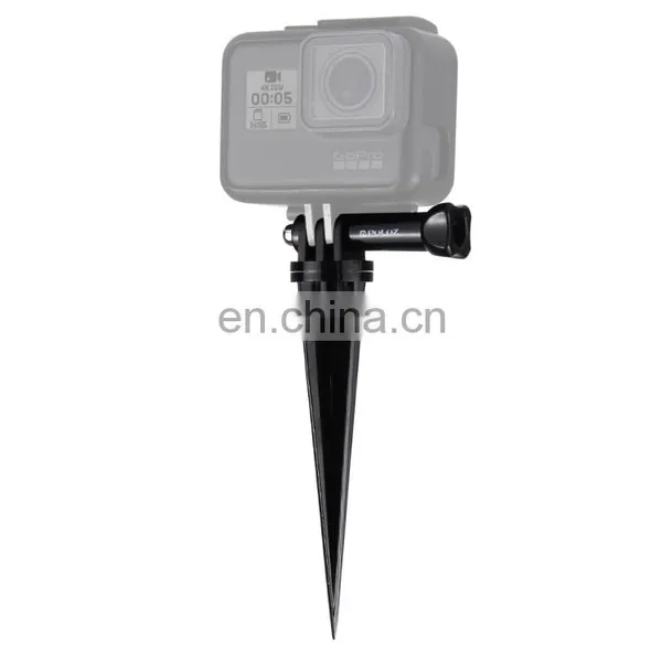 PULUZ Sandy Beach Soil Land Grassland Fixed Auxiliary Bracket Tripod Mount With Adapter & Screws photo-4