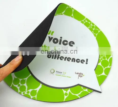 Customized Die Cut Shape Printed Non-slip Mouse Mat Pvc photo-5