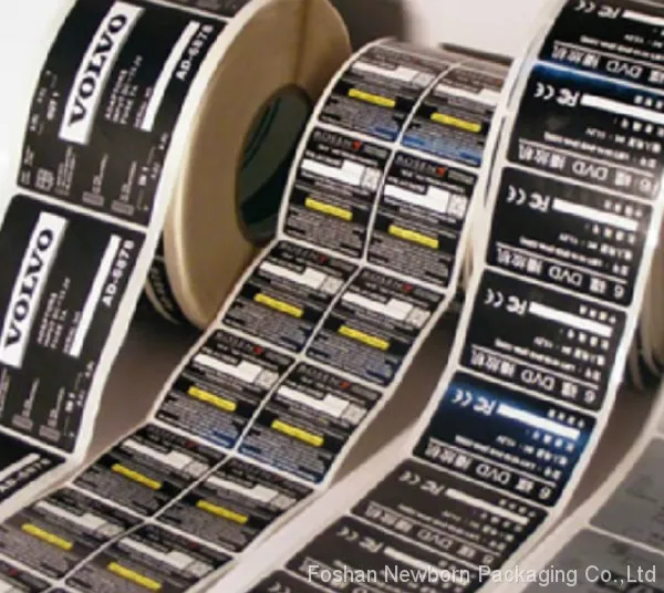 Custom Roll Printed Self Adhesive Sticker Label