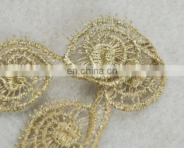 Top Hot Design Fashion Eye Shape Gold Lurex Tape for Wholesale Trim photo-4