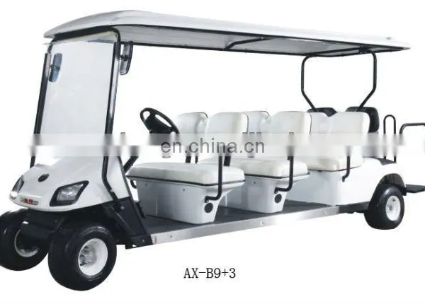 Best Selling 4.4KW 48V 12 Seater Electric Passenger Golf Cart With 4-wheel From OEM Factory