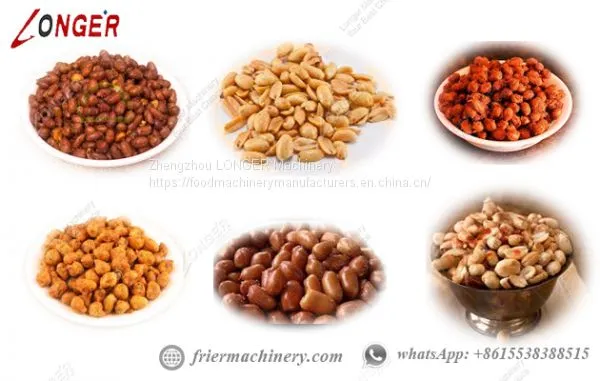 Stainless Steel Automatic Continuous Peanut Fryers Machine Costs 200KG/H photo-3