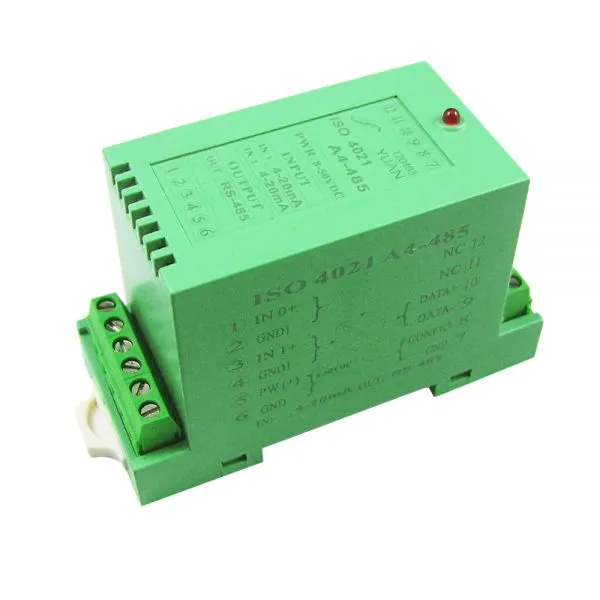 Преобразователи аналогового сигнала 4-20 мА/0-10 В в RS232 Modbus
