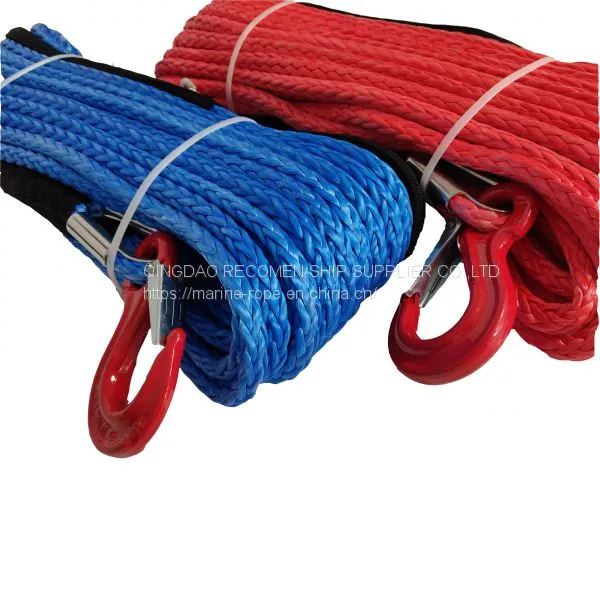 Recomen Hjgh Strength Winch Rope 12 mm Anchor Rope Uhmwpe Winch l Rope for Sale photo-3