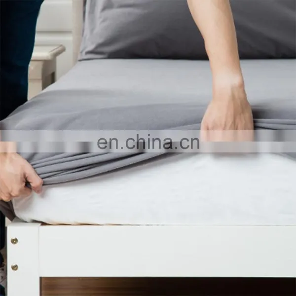 Brushed Microfiber Velvety Flannel Fabric Waterproof Wedding Bed Sheet With Pillowcase Duvet Cover Sets photo-5