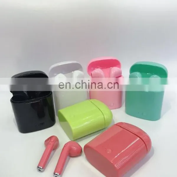 Hot Sale Products in Ear I7s Macaroon TWS Hand Free Sweat Proof Fashion Earphone Boat Bluetooth photo-7