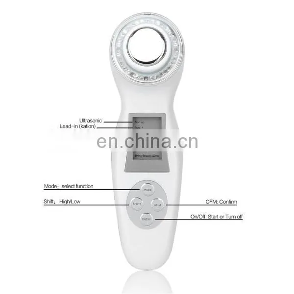 Superior Ultrasonic Skin Rejuvenation Galvanic Photon 3MHZ Beauty Machine photo-3