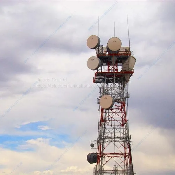 Galvanized Microwave Antenna And Communication Self Supporting Tower photo-3