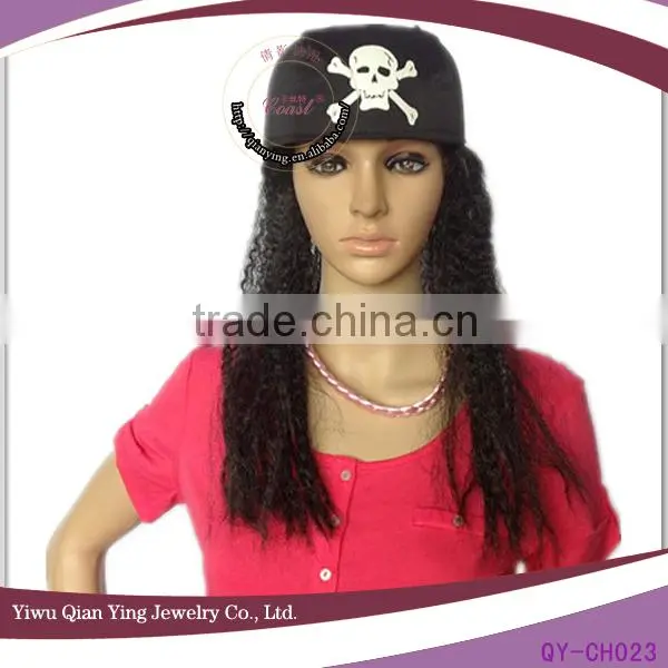 Black Cheap Female Pirate Hats