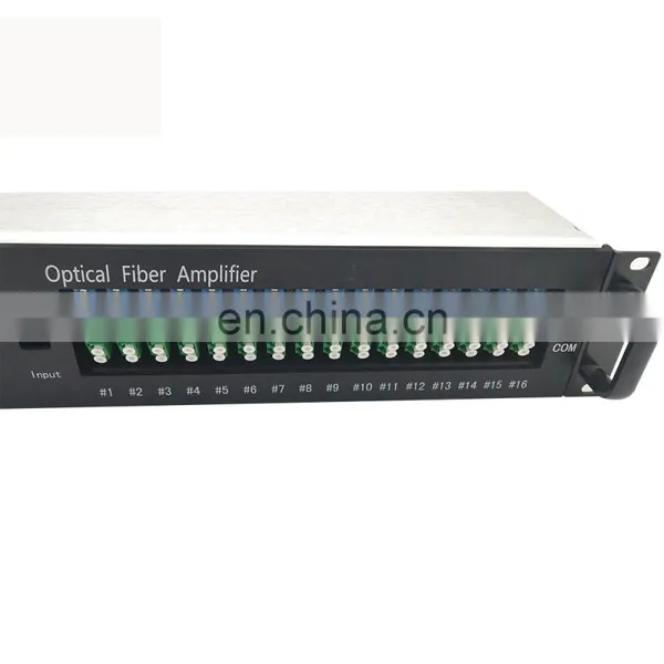 Best Price 64 Ports 35dBm Network Catv Ftth Aluminum Edfa Optical Amplifier photo-2