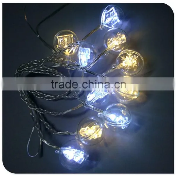 Cotton Ball Light String Christmas Decor Wholesale Clear Cable Christmas Ball Ornaments photo-2