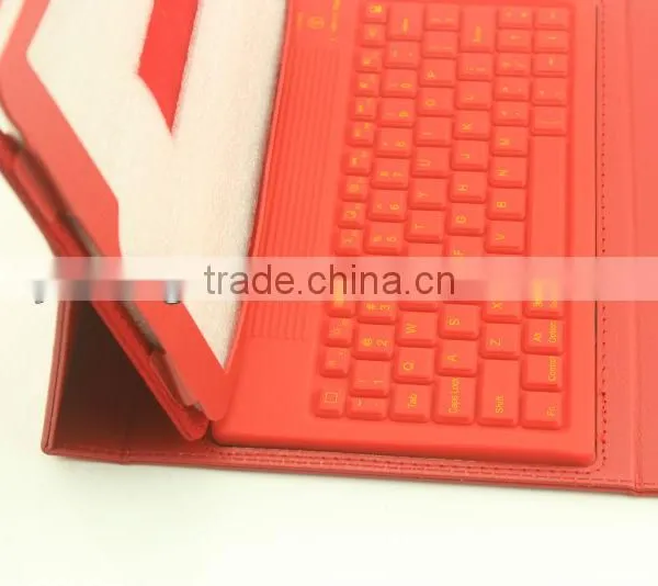 2014 New Arrival! Stand PU Leather Case With Wireless Keyboard for 7.9'' Tablet PC,Bluetooth Keyboard For IPad 5 photo-4