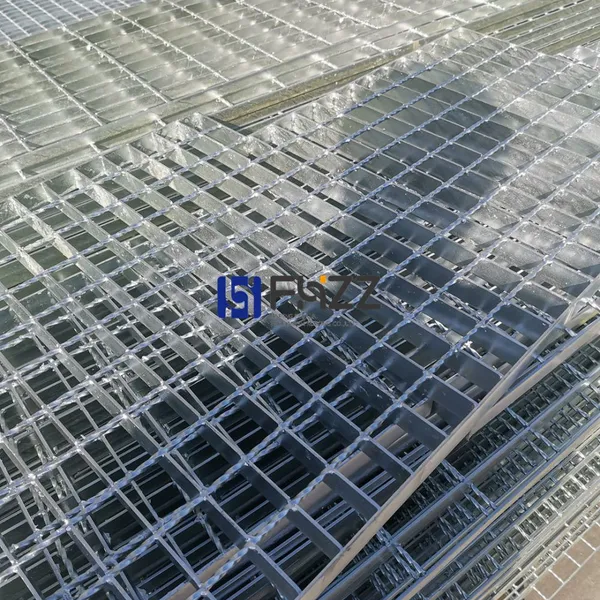 Pressure Resistance Welded Galvanized Open Bar Steel Gratings for Drain Grating Cover photo-4