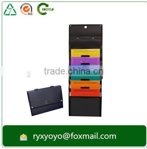 Wholesale pp Plastic Poly Hanging Wall File Holder With Pockets photo-4