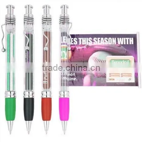 Cheap ad Banner Pen Pull Out Banner Pen photo-2