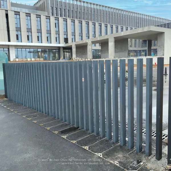 Outdoor Residential-use Auto Flexible Rising Fence Wireless Remote Anti-theft Invisible Access Fences Gate