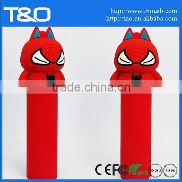 America Captain Silicone Cartoon Power Bank With 2600mAh photo-2