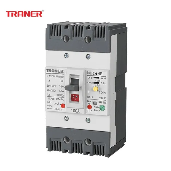 TREF2-125 Earth Leakage Breaker(ELCB 3 Phase) 125F/3P 15A-125A