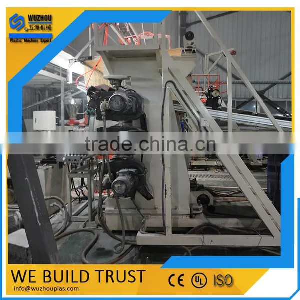 PVC Agate Marble Sheet Making Machine photo-2