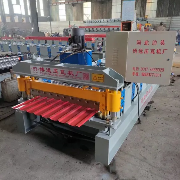 Color Steel Roof Tile Making Machine, Metal Corrugated Board Forming Machine, Fully Automatic Tile Pressing Machine photo-3