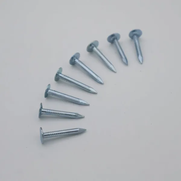 Q195 Steel Felt Clout Nails for Roofing Felt With Large Head Design photo-2