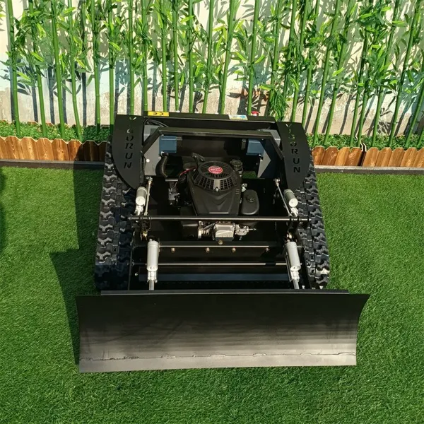 9HP Industrial Single Cylinder Loncin 224CC Gasoline Engine Tracked Remote Operated Bush Trimmer photo-3