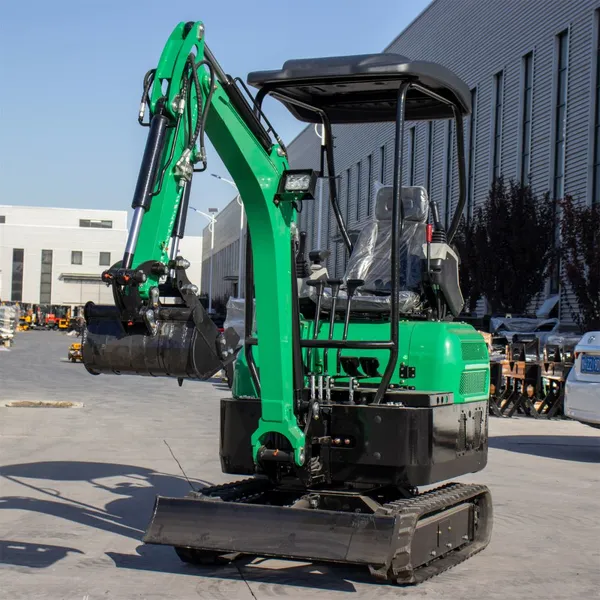 LUYUE Heavy Duty 1.5 Ton Mini Excavator Zero Tail Crawler Digger With Hydraulic Pilot Joystick for Rental Landscaping