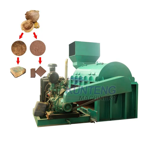 Automatic pineapple fiber coconut shell fiber extraction machine coconut shell processing equipment