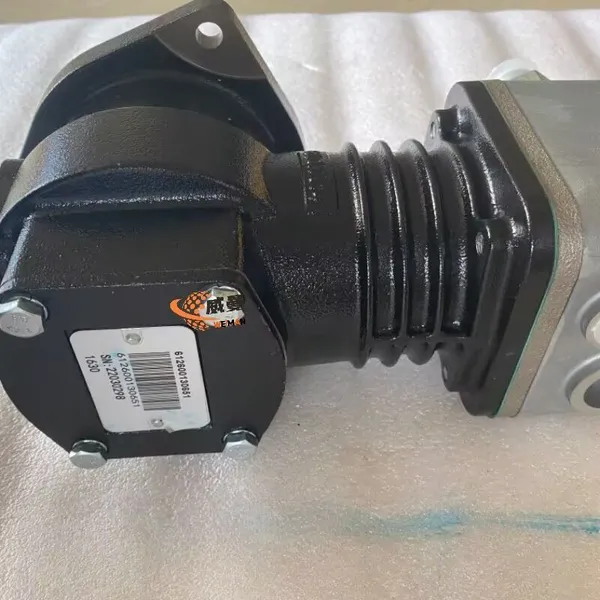 Original SDLG 4110001164013 Air Compressor for Wheel Loader Spare Parts in Stock. photo-2
