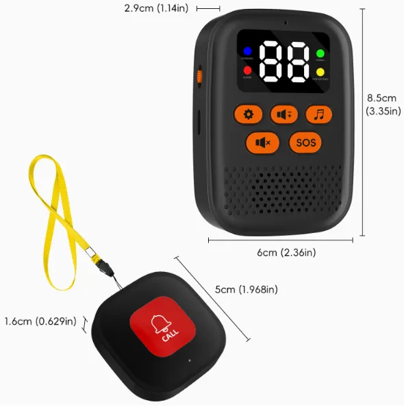 The Wireless Call Button Nurse Alarm System is Suitable for Home Use(wechat:13510231336)