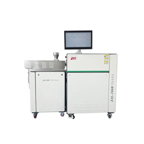 ZJL‑200B Torque Rheometer With 60ml Mixer & Building‑Block Vacuum Parallel Twin‑Screw Extruder