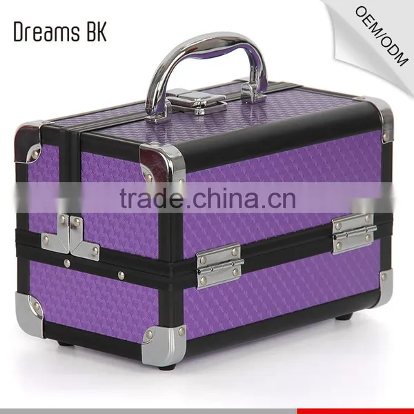 Elegant Makeup Artist Train Case Travel Makeup Case photo-3