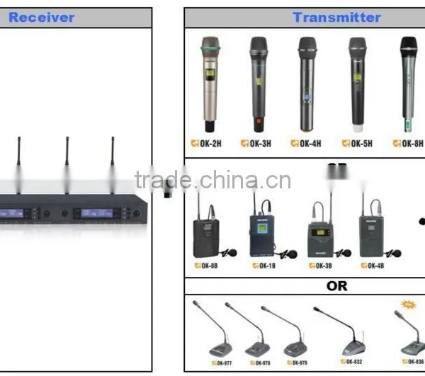 UHF Wireless Handheld Microphone OK-8004/OK-832 photo-2